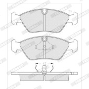 FDB256 Sada brzdových destiček, kotoučová brzda Federal-Mogul FERODO