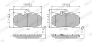 FDB4216 FERODO sada brzdových platničiek kotúčovej brzdy FDB4216 FERODO