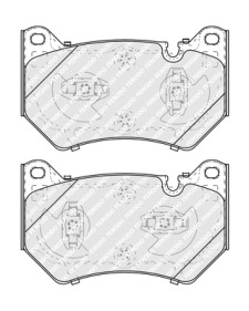 FDB5291 Sada brzdových destiček, kotoučová brzda Federal-Mogul FERODO