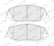 FDB5520 Sada brzdových destiček, kotoučová brzda Federal-Mogul FERODO