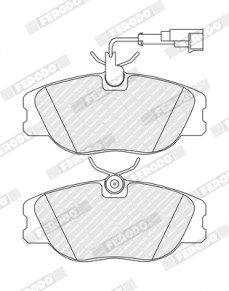 FDB994 Sada brzdových destiček, kotoučová brzda Federal-Mogul FERODO