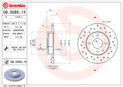 08.5085.1X Brzdový kotouč BREMBO XTRA LINE BREMBO