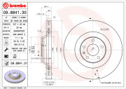 09.8841.31 Brzdový kotouč COATED DISC LINE BREMBO