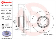 KT 10 024 Souprava brzd, koutocova brzda BREMBO XTRA LINE, DIRECTIONAL BRAKE PADS BREMBO