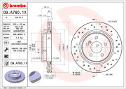 09.A760.1X Brzdový kotouč BREMBO XTRA LINE BREMBO