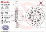 09.A804.33 Brzdový kotouč TWO-PIECE FLOATING DISCS LINE BREMBO