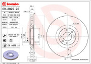 09.A829.21 Brzdový kotouč COATED DISC LINE BREMBO