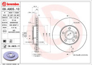 09.A905.11 Brzdový kotouč COATED DISC LINE BREMBO