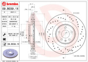 09.B039.1X Brzdový kotouč BREMBO XTRA LINE BREMBO