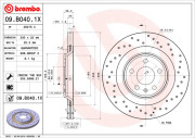 09.B040.1X Brzdový kotouč BEARING DISC LINE BREMBO