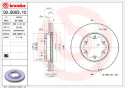 09.B063.10 Brzdový kotouč BREMBO