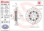 09.B085.13 Brzdový kotouč TWO-PIECE FLOATING DISCS LINE BREMBO