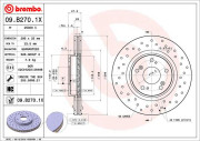 09.B270.1X Brzdový kotouč BREMBO XTRA LINE BREMBO