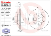 09.B272.10 Brzdový kotouč BREMBO