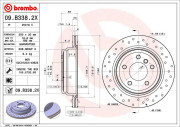 09.B338.2X Brzdový kotouč BREMBO XTRA LINE BREMBO