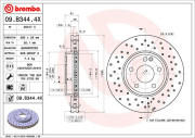 09.B344.4X Brzdový kotouč BREMBO XTRA LINE BREMBO