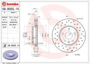 09.B355.1X Brzdový kotouč BREMBO XTRA LINE BREMBO