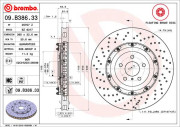 09.B386.33 Brzdový kotouč BREMBO XTRA LINE BREMBO