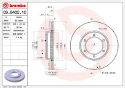 09.B402.10 Brzdový kotouč BREMBO