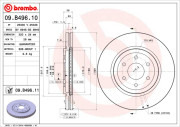 09.B496.11 Brzdový kotouč COATED DISC LINE BREMBO