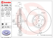 09.B498.11 Brzdový kotouč COATED DISC LINE BREMBO