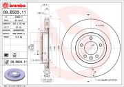 09.B503.11 Brzdový kotouč COATED DISC LINE BREMBO