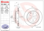 09.B591.10 Brzdový kotouč BREMBO