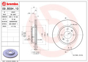 09.B594.10 Brzdový kotouč PRIME LINE BREMBO