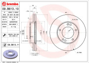 09.B613.11 Brzdový kotouč COATED DISC LINE BREMBO