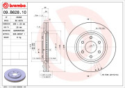 09.B628.10 Brzdový kotouč BREMBO