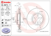 09.B972.11 Brzdový kotouč COATED DISC LINE BREMBO