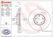 09.C243.10 Brzdový kotouč BREMBO