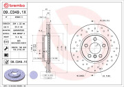 09.C349.1X Brzdový kotouč BEARING DISC LINE BREMBO