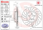 09.C394.13 Brzdový kotouč TWO-PIECE DISCS LINE BREMBO