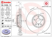 09.C406.13 Brzdový kotouč TWO-PIECE DISCS LINE BREMBO