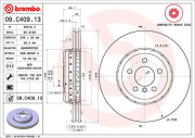 09.C409.13 Brzdový kotouč TWO-PIECE DISCS LINE BREMBO