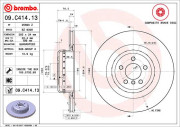 09.C414.13 Brzdový kotouč TWO-PIECE DISCS LINE BREMBO