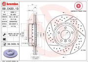 09.C420.13 Brzdový kotouč TWO-PIECE DISCS LINE BREMBO