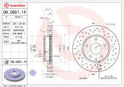 09.C651.1X Brzdový kotouč BEARING DISC LINE BREMBO