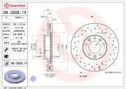 09.C658.1X Brzdový kotouč BEARING DISC LINE BREMBO