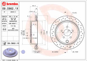 09.C662.1X Brzdový kotouč BEARING DISC LINE BREMBO