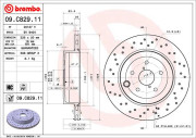 09.C829.11 Brzdový kotouč COATED DISC LINE BREMBO