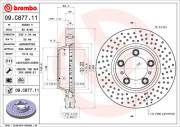 09.C877.11 Brzdový kotouč COATED DISC LINE BREMBO