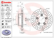 09.C879.11 Brzdový kotouč COATED DISC LINE BREMBO