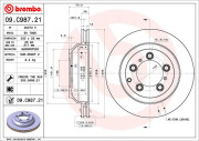 09.C987.21 Brzdový kotouč COATED DISC LINE BREMBO