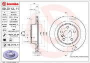 09.D112.11 Brzdový kotouč COATED DISC LINE BREMBO