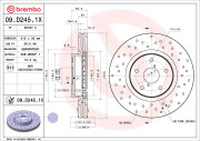 09.D245.1X Brzdový kotouč BEARING DISC LINE BREMBO