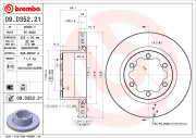 09.D352.21 Brzdový kotouč COATED DISC LINE BREMBO