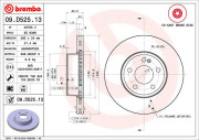 09.D525.13 Brzdový kotouč CO-CAST DISCS LINE BREMBO