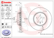 09.D550.23 Brzdový kotouč TWO-PIECE DISCS LINE BREMBO